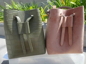 Nanushka MINEE BELT/CONVERT Shoulder Bag, Chose Man-Made Croc or Man-Made Suede - Picture 1 of 34
