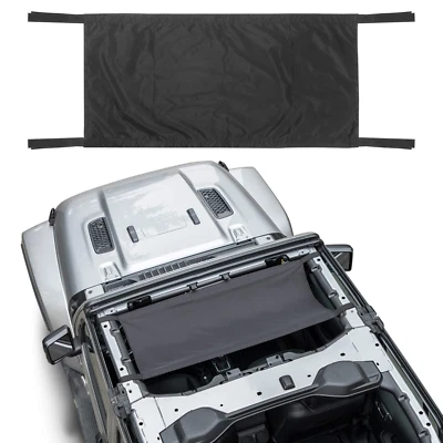 Car Roof Hammock, Sun Shade for 1987-2020 Jeep Wrangler YJ TJ LJ JK JKU JL JLU - Photo 1/4