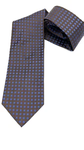 VITALIANO PANCALDI  Men's Blue Black Brown Neck Tie 100% Silk  Made in ITALY - Picture 1 of 6