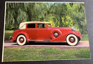 Cartolina d'epoca Continentale - Rossa 1932 Chrysler Imperial Custom - IMPECCABILE - Foto 1 di 2