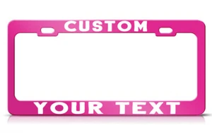 CUSTOM YOUR TEXT made Personalized laser engraved Hot Pink Funny football lose - Picture 1 of 1