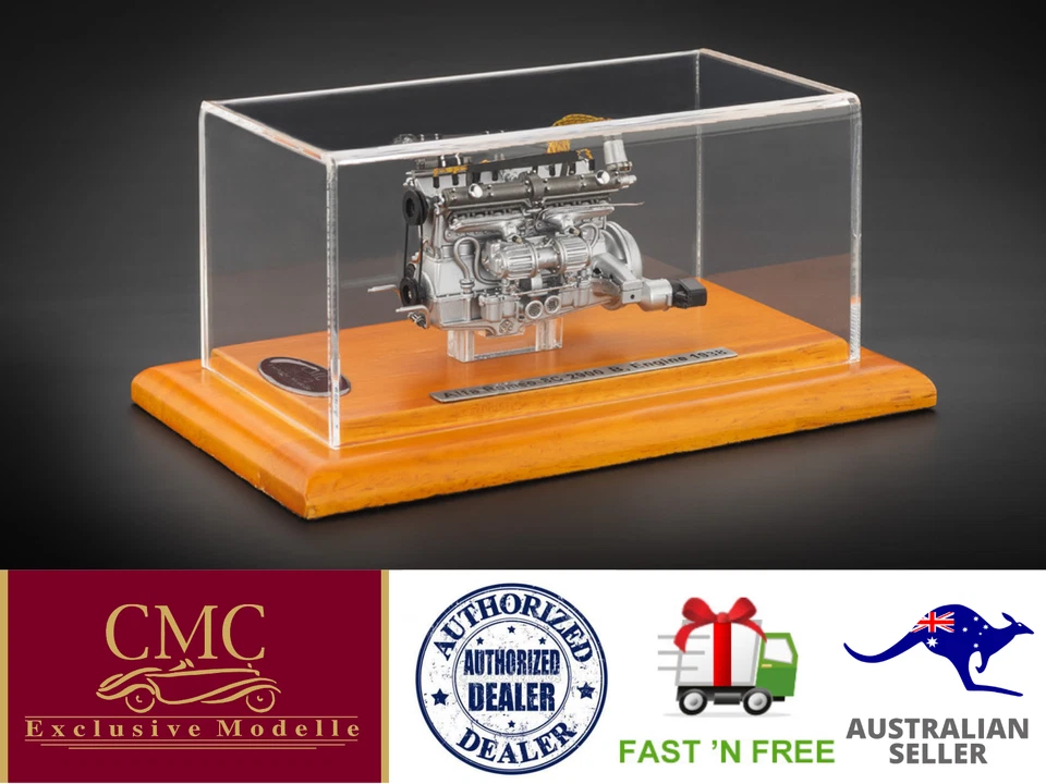 Motor CMC M-131 Alfa Romeo 8C 2900B con vitrina, 1:18 Foto 1 de 4