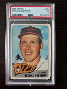 Topps Baseball 1965 #150 Brooks Robinson ¡Bonito! PSA 5 EX RECIÉN REGRESADO DE PSA - Imagen 1 de 2