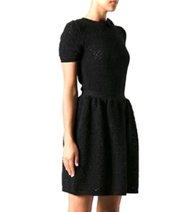 New RED VALENTINO Net a Porter KNITTED CROCHET KNIT Dress L / 10 - 12 UK BNWT - Picture 1 of 14
