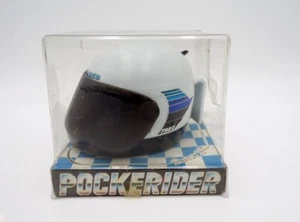 Vintage 80's Bandai Japan Pocket Rider Friction Kawasaki Motorcycle NOS Helmet 2 - Picture 1 of 5