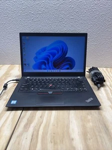 Lenovo ThinkPad T470s Intel Core i5-7600U 2.8GHz 8GB RAM 14" 256GB SSD Wnd11 Pro - Picture 1 of 8