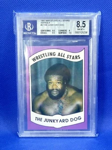 1982 Wrestling All Stars #5 The Junkyard Dog Rookie RC BGS 8.5 WWF - Foto 1 di 2