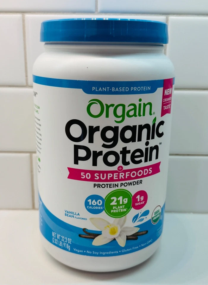 Orgain Organic Plant Based Superfoods Protein Supplement Powder - 2lb