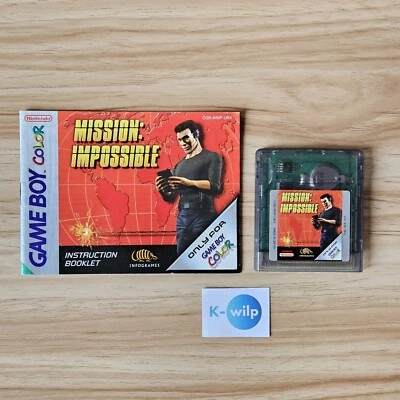 Mission Impossible Nintendo Gameboy Colour Game Cartridge & Manual Only Genuine - Image 1 of 4