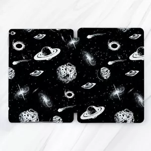 Space Planets Stars Universe Case For iPad 10.2 Air 3 4 5 Pro 9.7 11 12.9 Mini - Picture 1 of 6