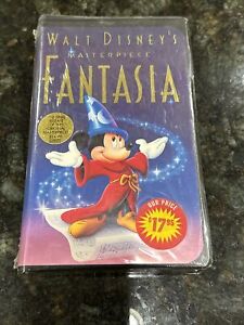 NEW SEALED Walt Disney’s Masterpiece Fantasia (VHS, 1991)  SEALED BRAND NEW