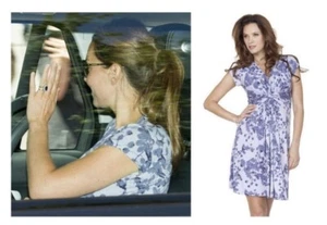 New Seraphine Lavender Blossom Maternity Dress ASO Royal Kate Uk 8 USA 4 - Picture 1 of 5