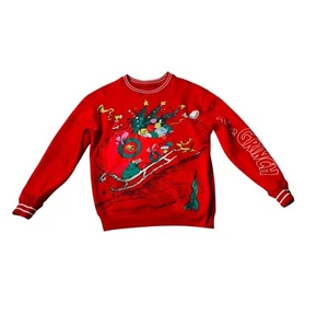 The Grinch Gr. XS Damen Pullover rot - Bild 1 von 3