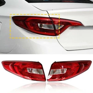 Pair Tail Light For 2015 2016 2017 Hyundai Sonata Set of 2 LH and RH Outer - Picture 1 of 23