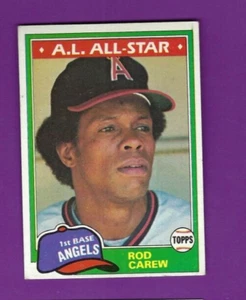 1981 Topps baseball card #100 Rod Carew California Angels NRMT - Picture 1 of 2