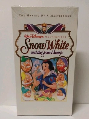 Snow White & Seven Dwarfs Walt Disney's masterpiece VHS - Image 1 of 4