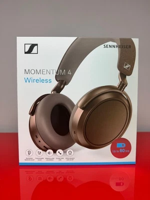 Sennheiser Momentum 4 Wireless Over-Ear Noise Cancelling Headphones (Brown) NEW - Image 1 of 3