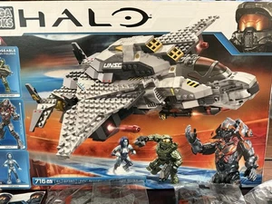 Halo Mega Bloks UNSC Broadsword Midnight Strike 97380~Mostly Complete, - Picture 1 of 12