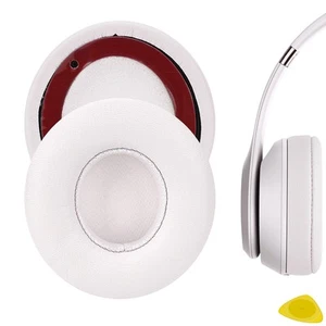 Geekria Protein Leather Ear Pads for Beats Solo 4 Wireless On-Ear Headphones - Picture 1 of 6