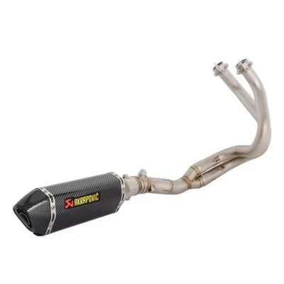 Muffler Exhaust Front Pipe Full System For Kawasaki Ninja 650 Z650 2017-2023 - Image 1 of 4