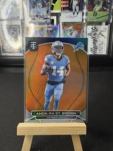 AMON-RA ST. BROWN 2024 TOTALLY CERTIFIED MIRROR ORANGE LIONS /99 Q3901 - Picture 1 of 2