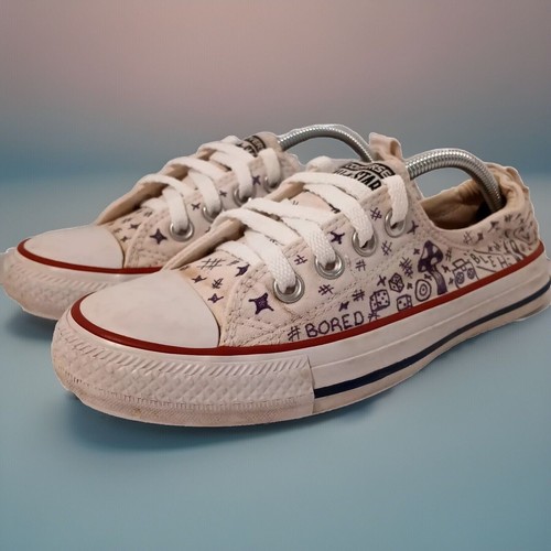 Scarpe sneakers Converse All Star donna 7 classiche bianche ottime condizioni