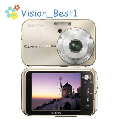Sony Cyber-shot DSC-N2 CCD Digital Camera 10.1MP 3x Optical Zoom Champagne - Image 1 of 4