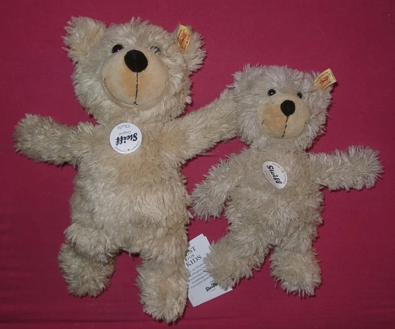 2 x Steiff Teddy Bär  Charly KF 012815 gebraucht + 012808 NEU - Bild 1 von 1