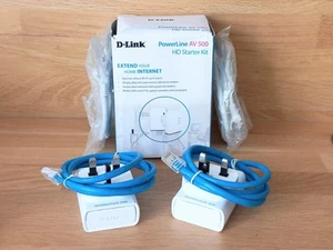 Set D-Link DHP-509AV Powerline Network Adapters - AV500 HD Starter Kit - Picture 1 of 6