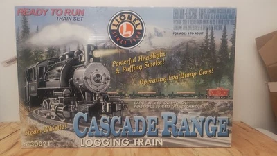 O Gauge Lionel Trains 6-30021 Cascade Range Logging Train Set Steam Locomotive  - Image 1 of 4