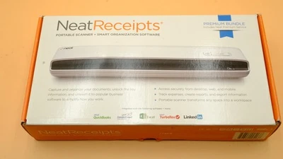 Neat Receipts Mobile Scanner & Digital Filing System PREMIUM BUNDLE  - Brand New - Image 1 of 4