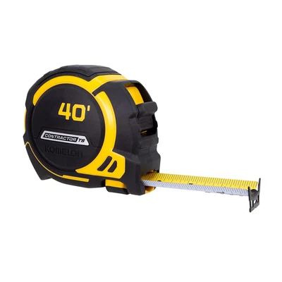 Komelon 40-Ft Contractor TS Wide Blade Tape Measure with Backside Printing, Manu - Image 1 of 4