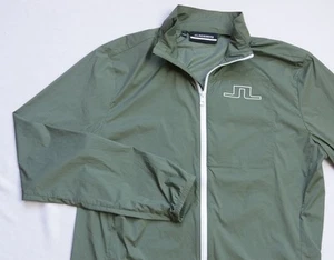 J.Lindeberg Ash Light Packable Golf Jacket mens Windproof top size S Small green - Picture 1 of 12