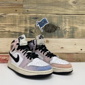 Air Jordan 1 Retro OG High Skyline Youth Sz 5.5 = Wmns 7 Blue Pink Gradient - Picture 1 of 12
