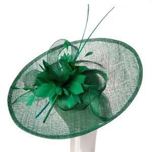 Großer Fascinator Millinery Burlesque Hochzeit Hut Stirnband Party Rennen - Bild 1 von 7