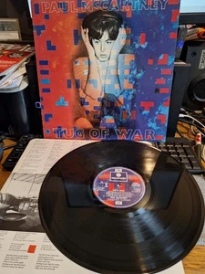 PAUL MCCARTNEY TUG OF WAR EX/EX EMI VINYL LP ALBUM W LYRIC INNER HER TODAY - Picture 1 of 4