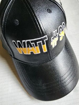 Gorra de béisbol de cuero TJ Watt Pittsburgh Steelers nueva con etiquetas Foto 1 de 3