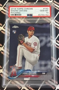 Shohei Ohtani 2018 Topps Chrome Pitching Rookie Card RC #150 PSA 10 GEM MINT - Picture 1 of 3