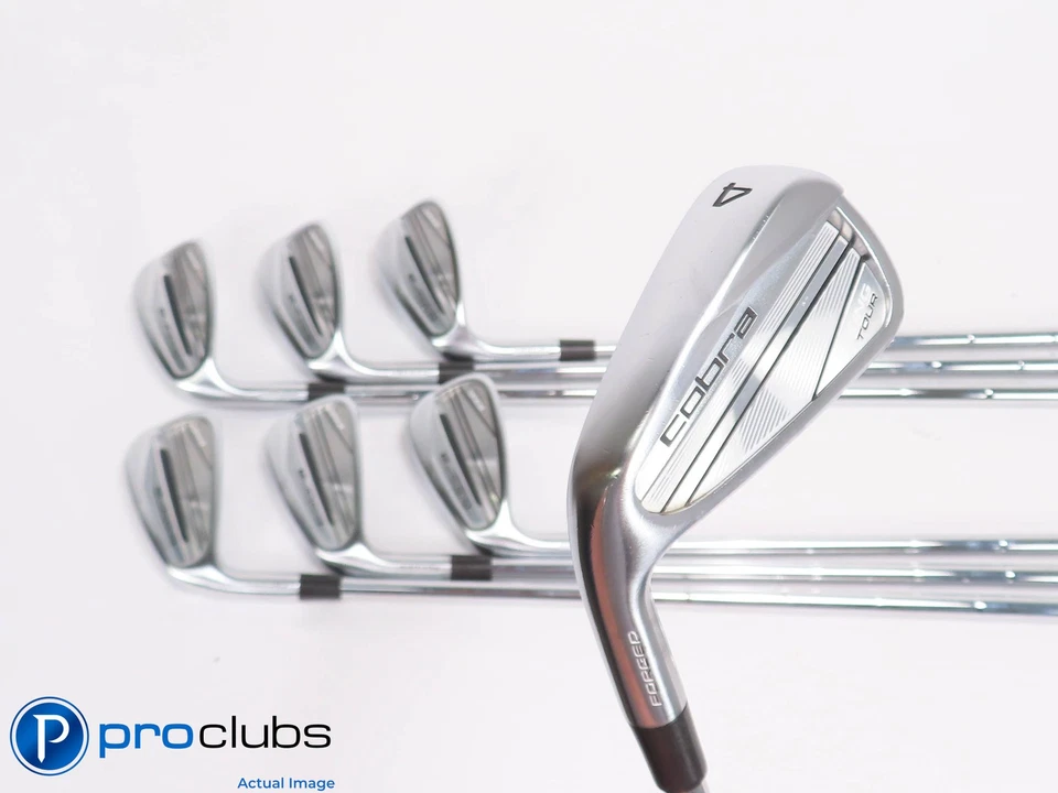 Left Handed Cobra '23 KING TOUR 4-PW,GW IRON SET -X100 X-Flex Steel (No 7 Iron) - Image 1 of 4