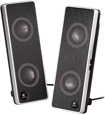 Speakers /Altoparlanti per notebook Logitech V10 (nero/argento) - Immagine 1 di 4