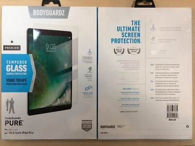 BodyGuardz Premium Pure Tempered Glass for Apple iPad Pro 10.5 inch - Image 1 of 2