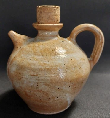 Cruche chevrette grès vernissé XXème - Photo 1/4