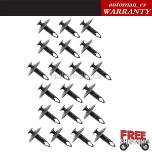 NUEVO 20 piezas clips de retención de cubierta de radiador remaches aptos para Ford F150 Mustang F250 - Imagen 1 de 6