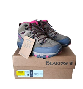 Bearpaw Corsica Boots Womens Size 6 Taupe Hiking Trail Outdoor Waterproof Suede - Picture 1 of 12