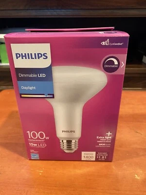 Philips BR30 E26 (Medium) LED Floodlight Bulb Daylight 100 Watt Equivalence 1 pk - Image 1 of 4