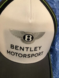 Bentley Motorsport Mütze Weiß / Grau / Zitronengrün B14TC Original Neu - Bild 1 von 12