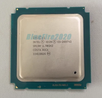 Intel Xeon E5-2697 V2 E5-2697V2 2.7GHz 12 Core 30M LGA2011 CPU Processor SR19H - Image 1 of 4