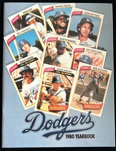 1980 Los Angeles Dodgers Yearbook - Garvey, Lopes, Russell, Cey, Dusty Baker - Picture 1 of 1