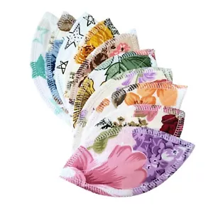 Lilind® 10 Pack Interlabial Cloth Pads Organic Cotton Reusable Petal Pantyliners - Picture 1 of 6