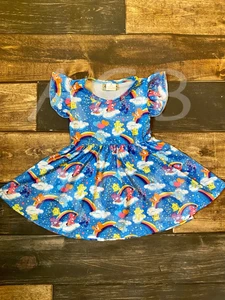 Emotional Bears Twirly Girl Dress - Picture 1 of 1